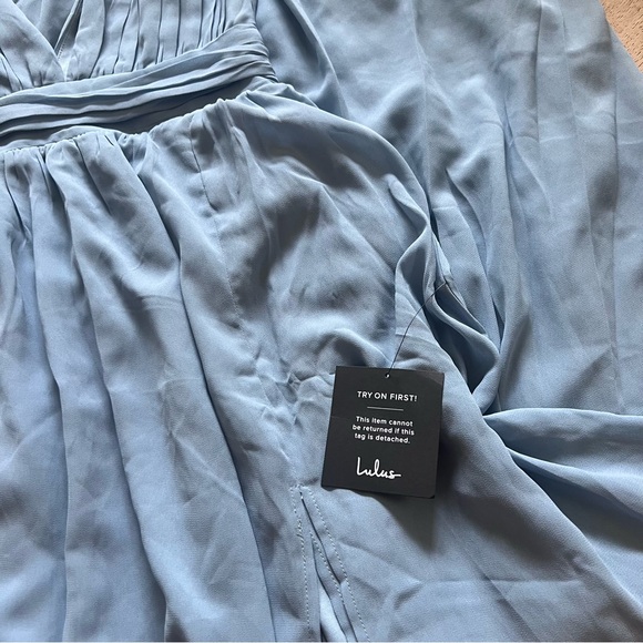 Lulus Heavenly Hues Light Blue Maxi Dress - Picture 4 of 5